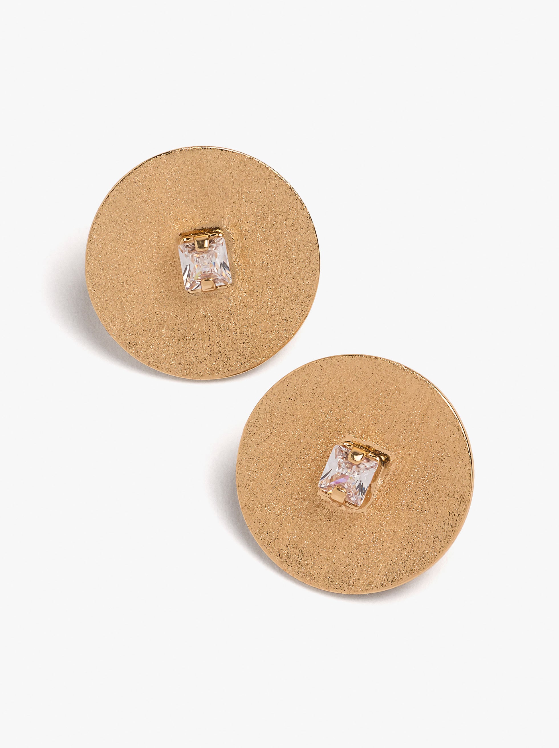 Pendientes Redondos Con Circonitas