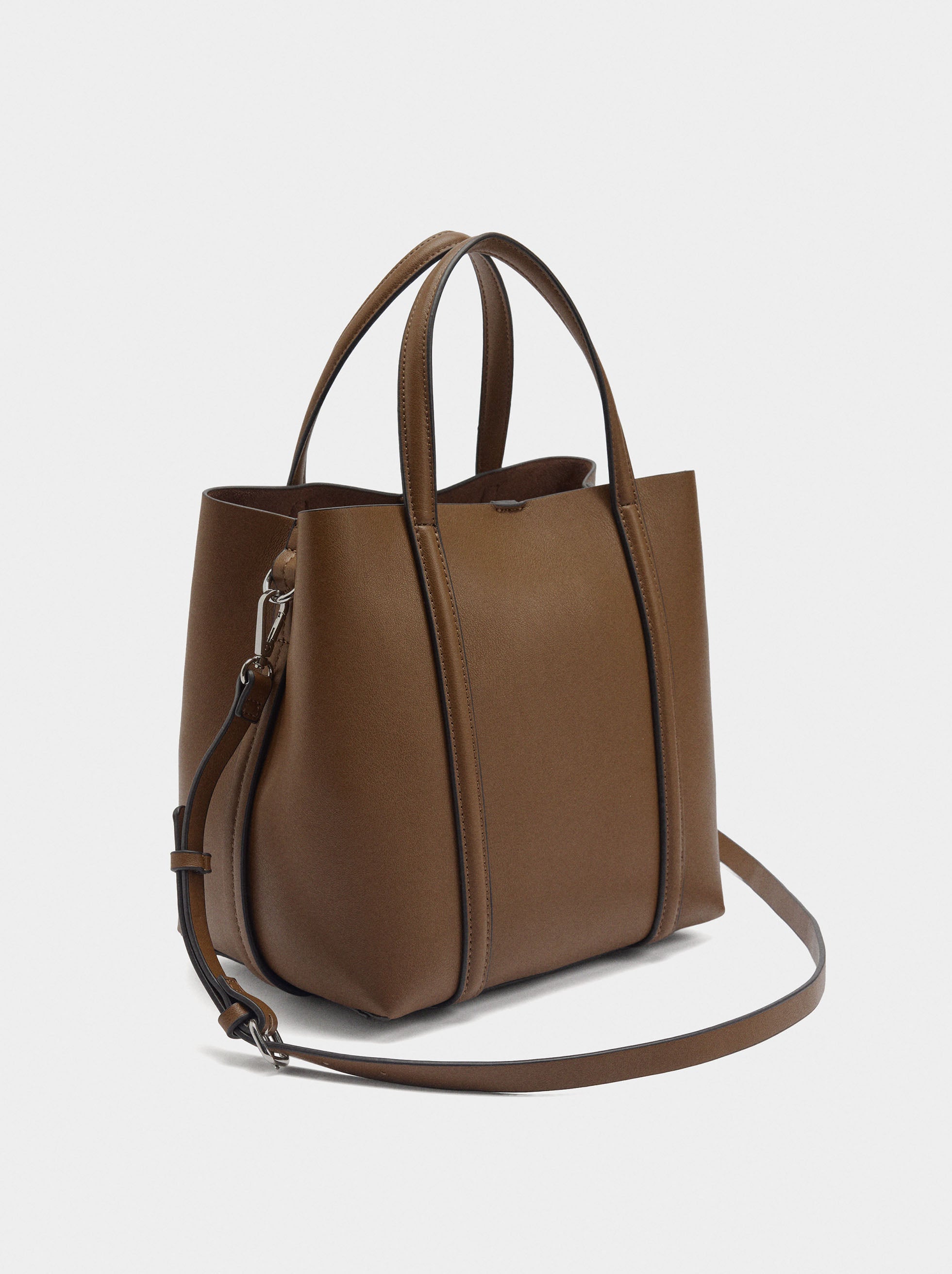 Bolso Tote Con Bandolera M