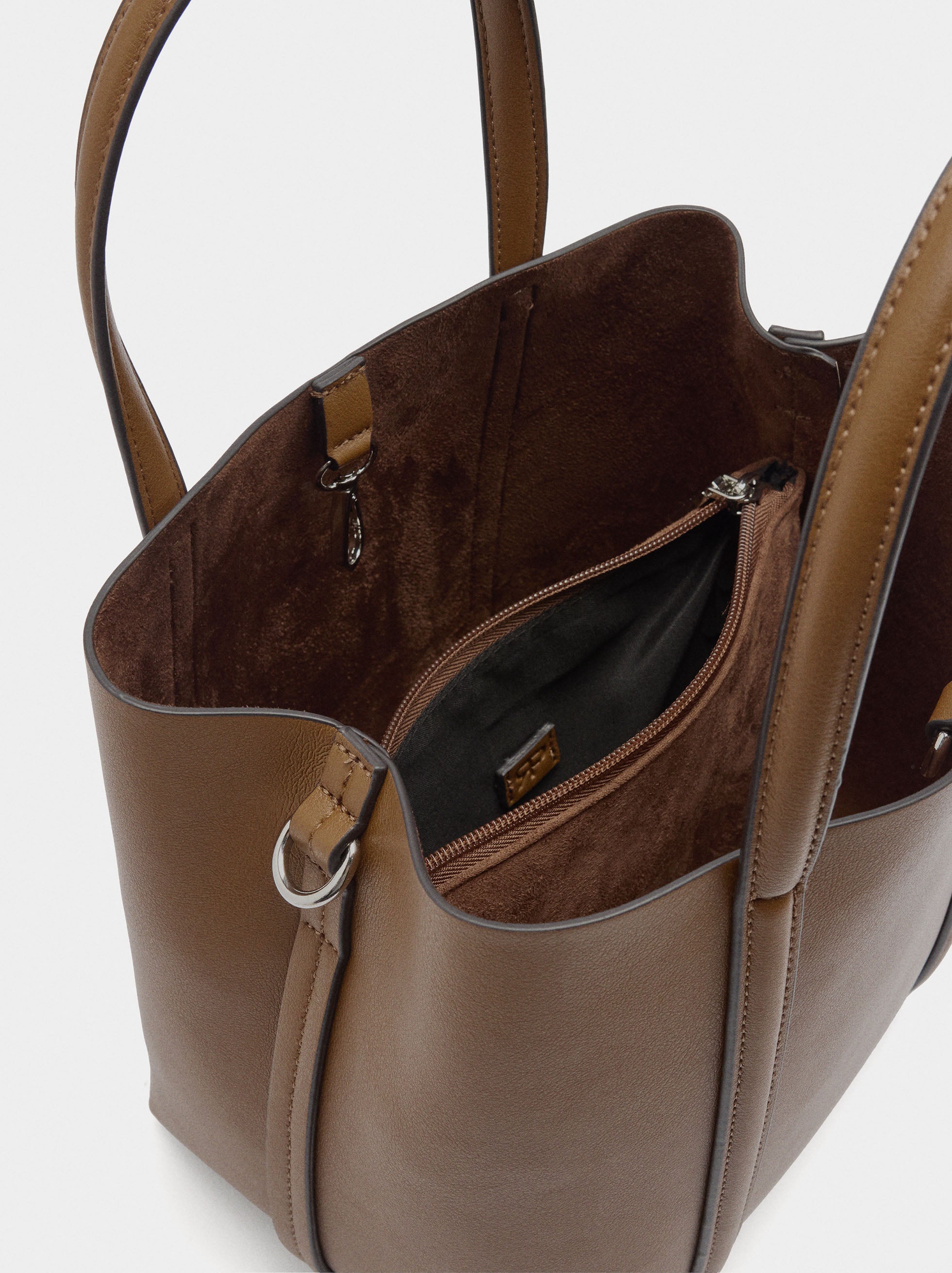 Bolso Tote Con Bandolera M