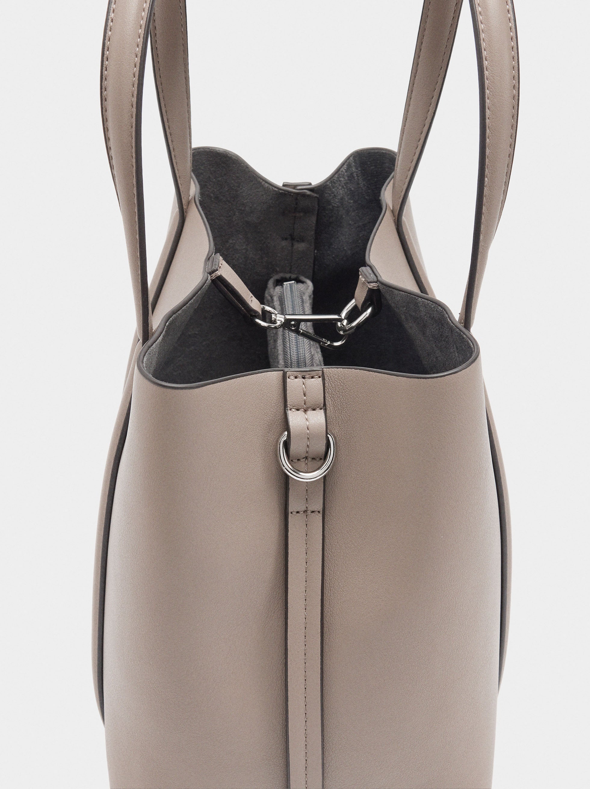Bolso Tote Con Bandolera M