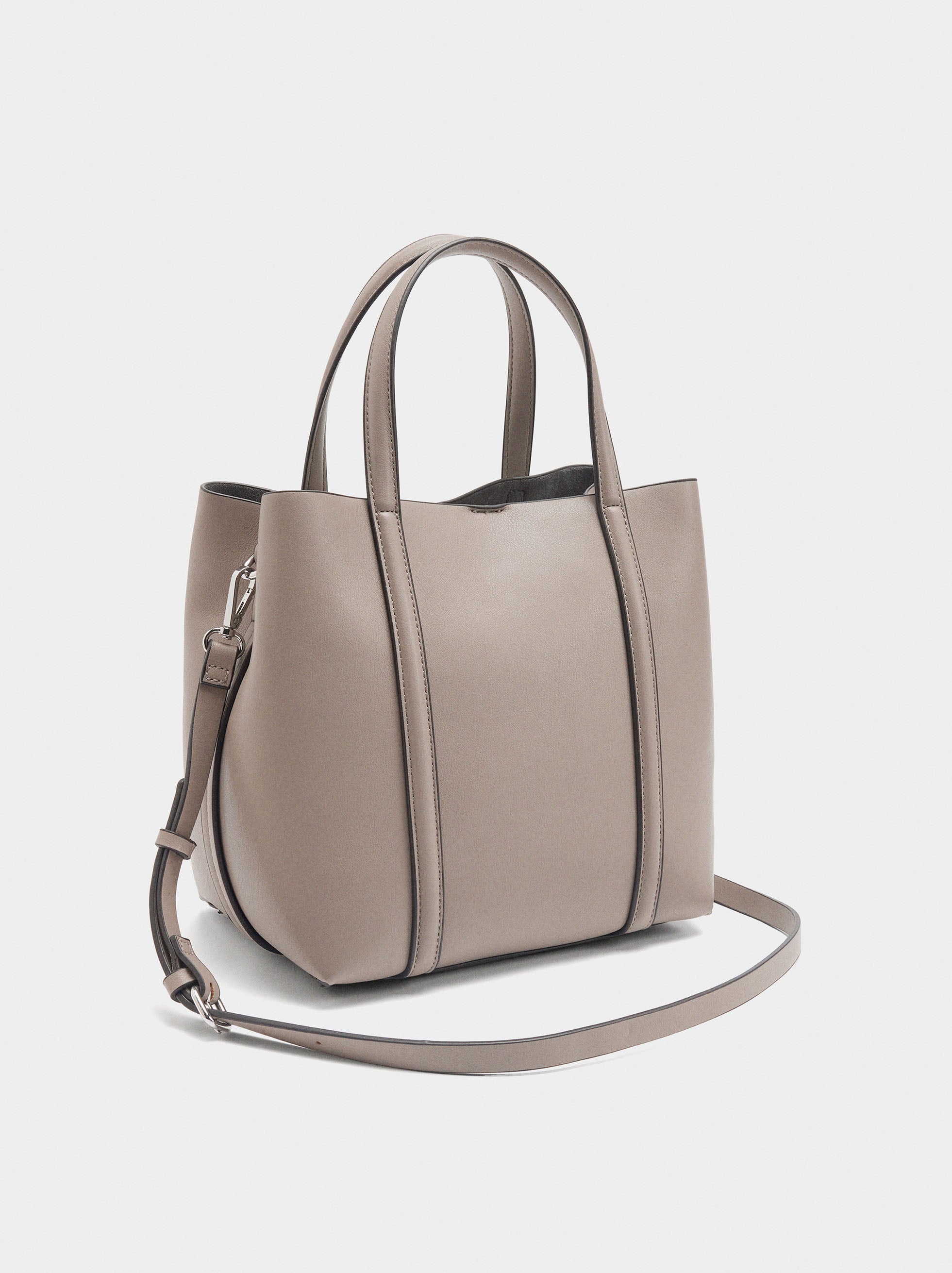 Bolso Tote Con Bandolera M
