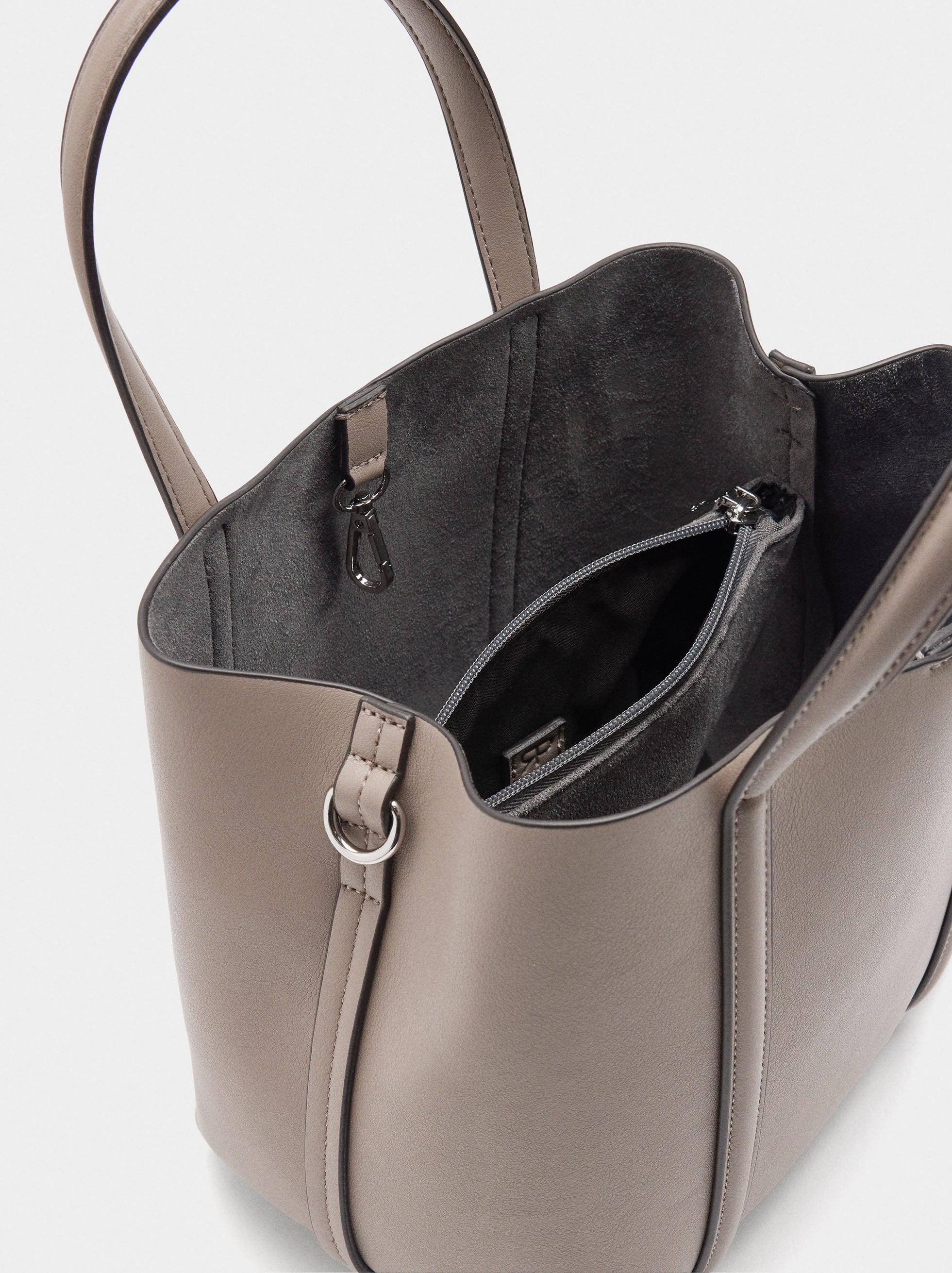 Bolso Tote Con Bandolera M