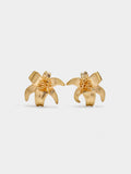 Pendientes De Flor Con Relieve