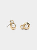 Pendientes De Perlas Dobles