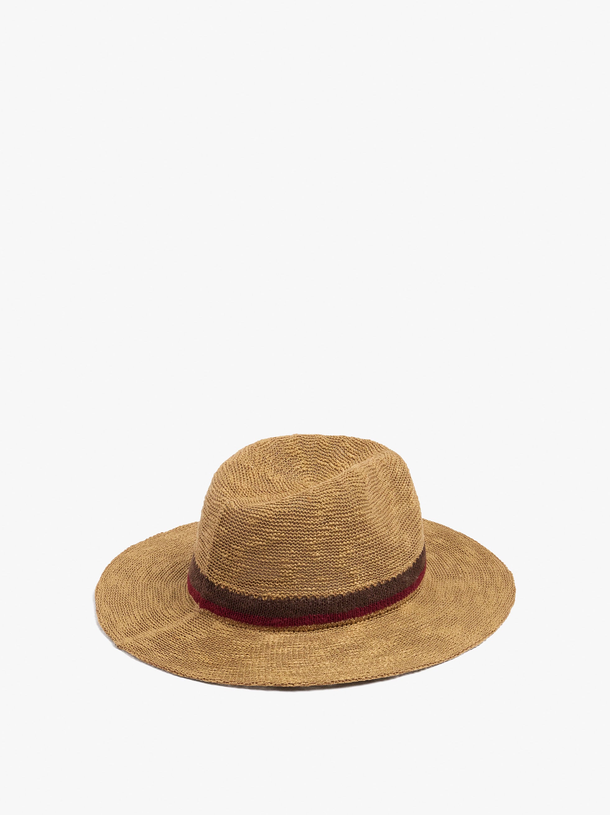 Sombrero De Punto Detalle Bicolor