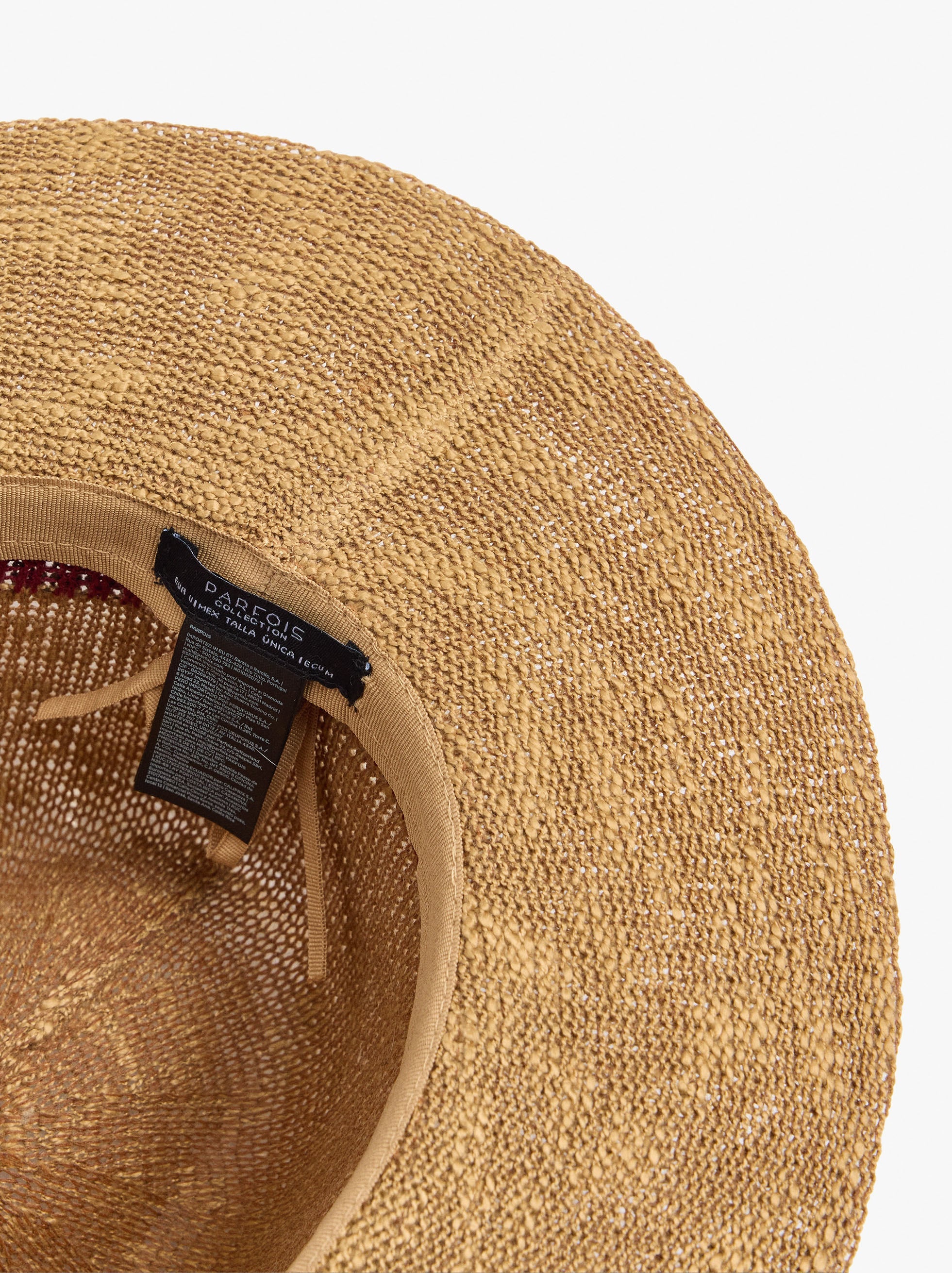 Sombrero De Punto Detalle Bicolor