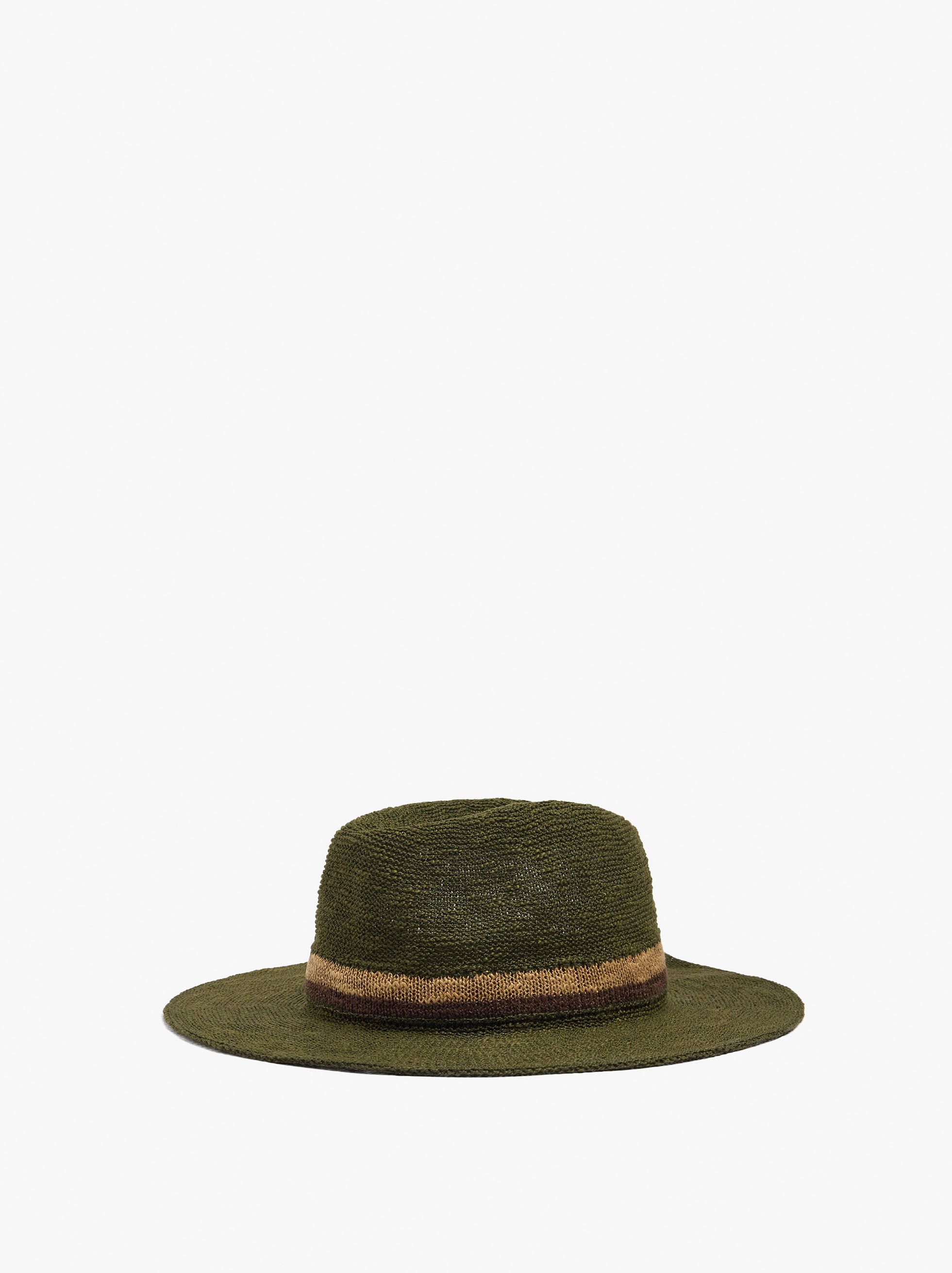Sombrero De Punto Detalle Bicolor