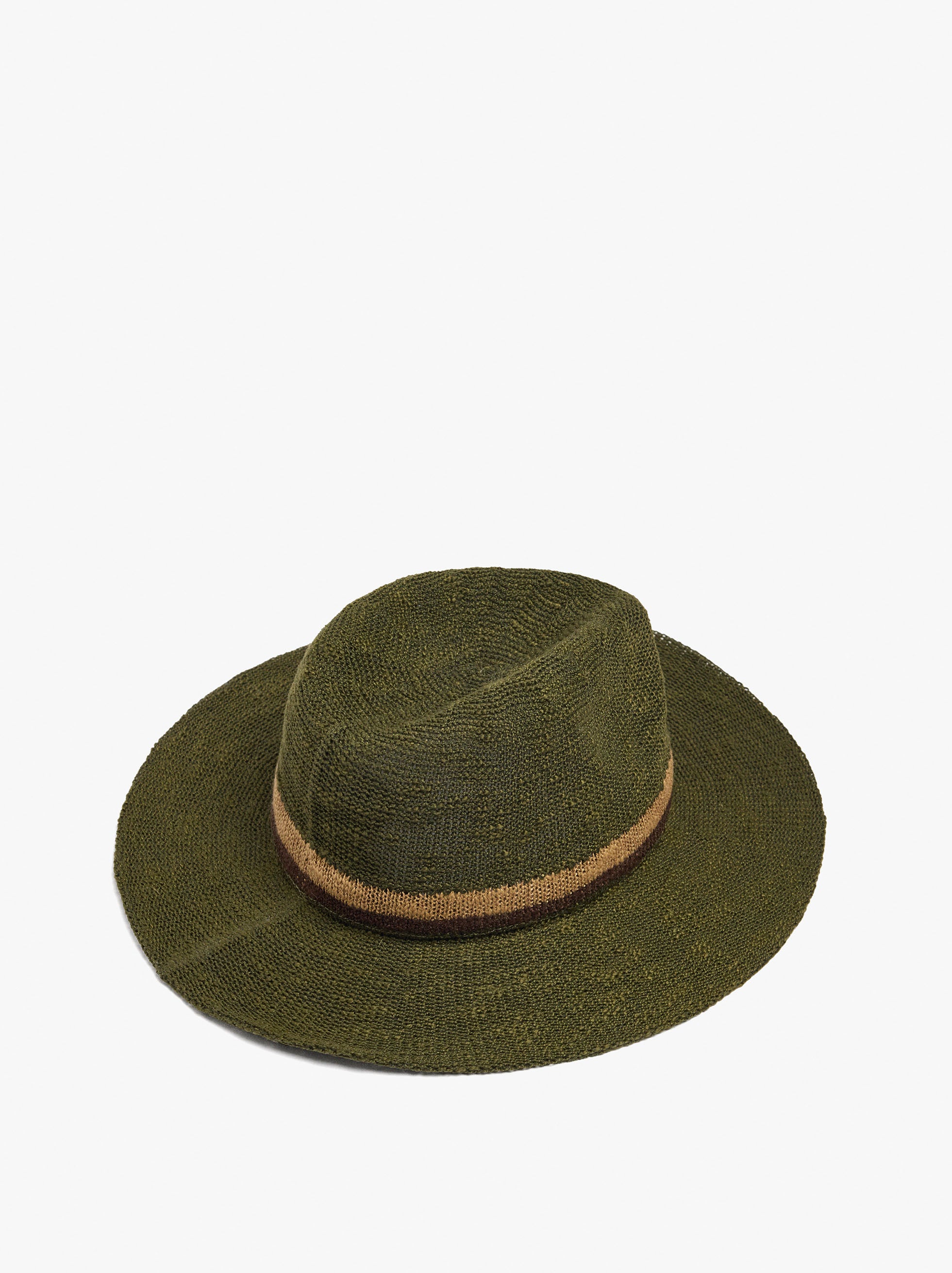 Sombrero De Punto Detalle Bicolor