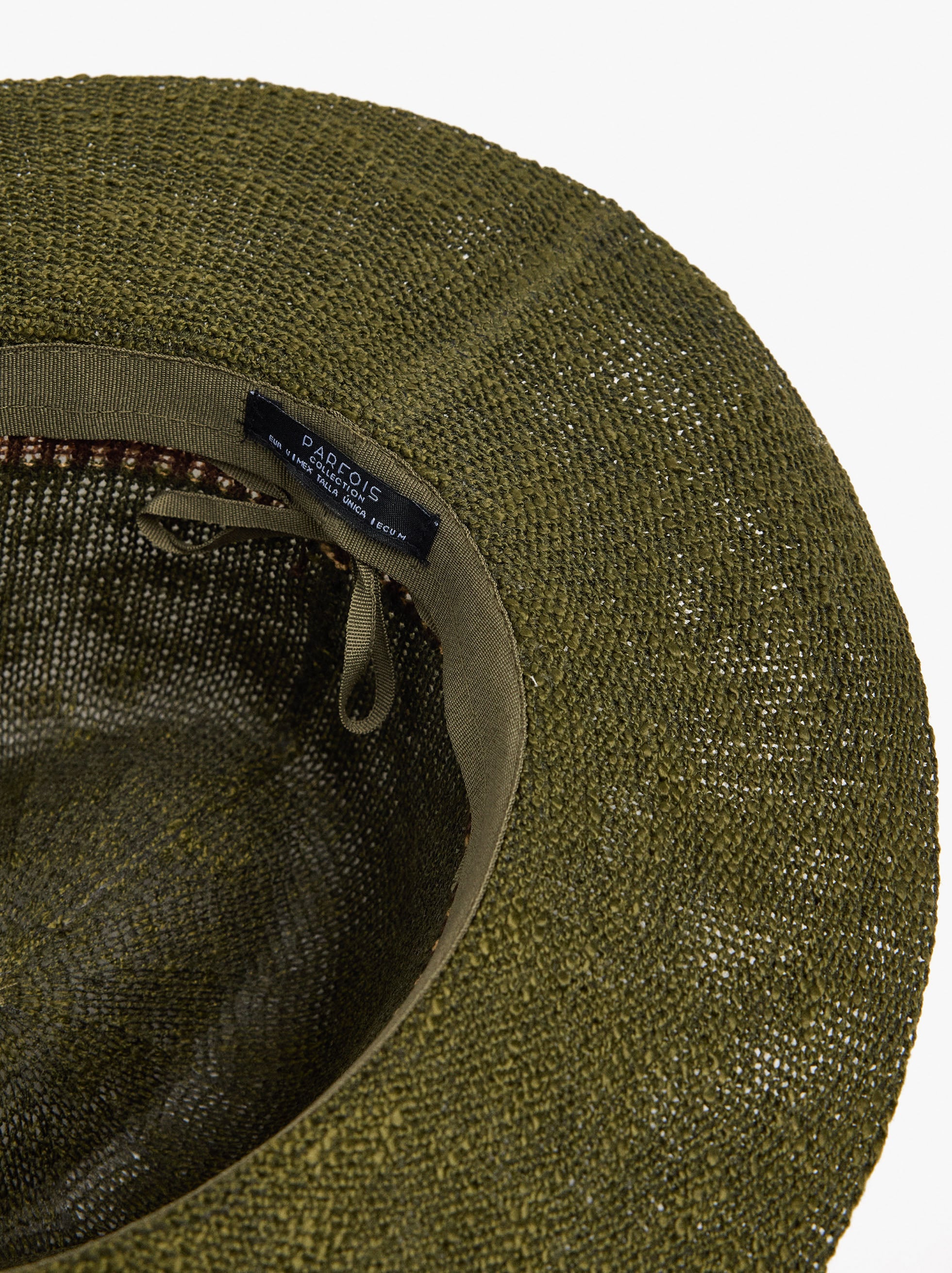 Sombrero De Punto Detalle Bicolor