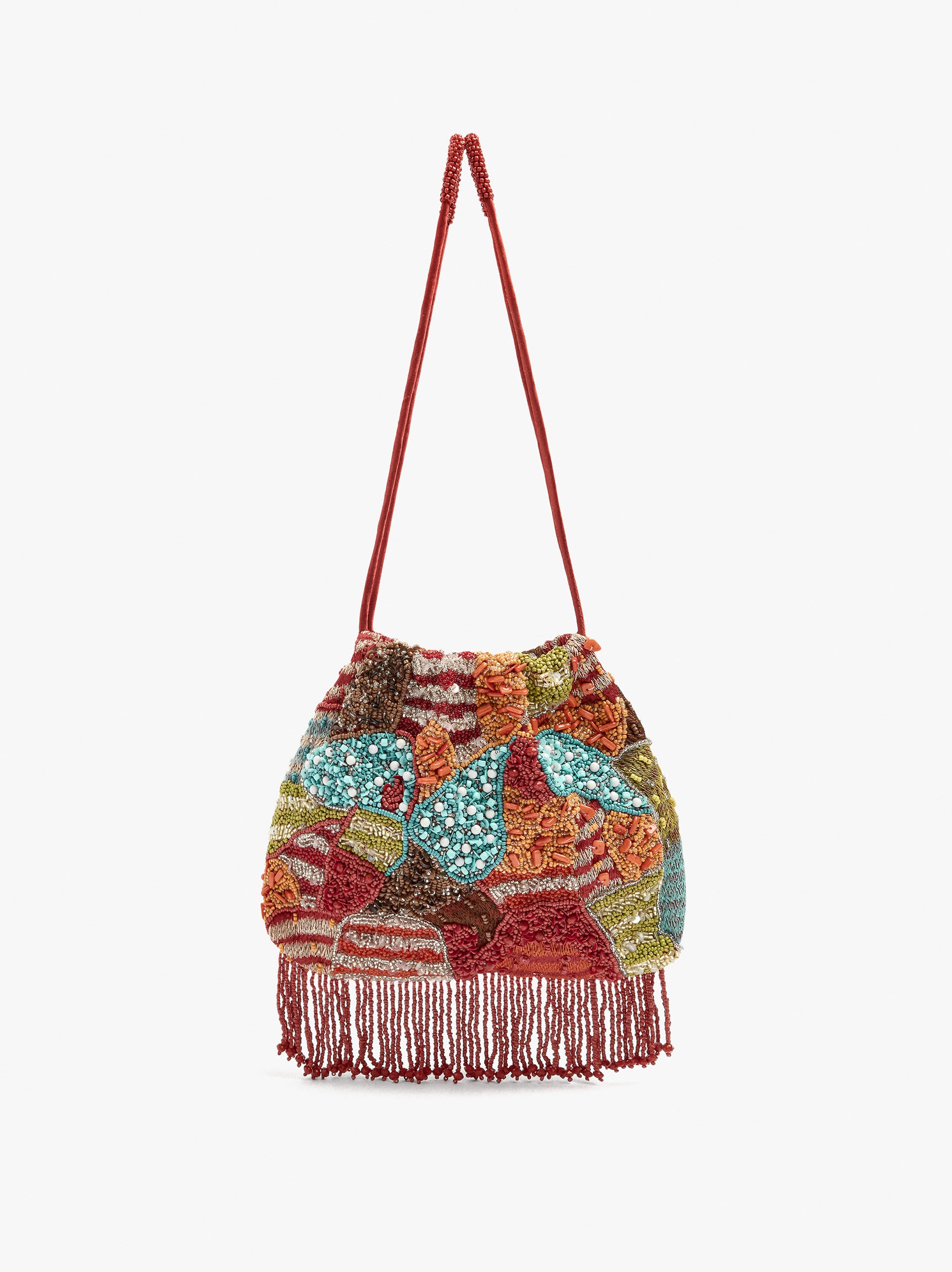 Bolso De Fiesta Con Abalorios