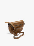 Bolso Bandolera Ovalado Con Solapa