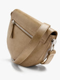 Bolso Bandolera Ovalado Con Solapa