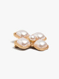 Broche Cruz Con Perlas