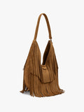 Bolso De Hombro Hobo Con Flecos
