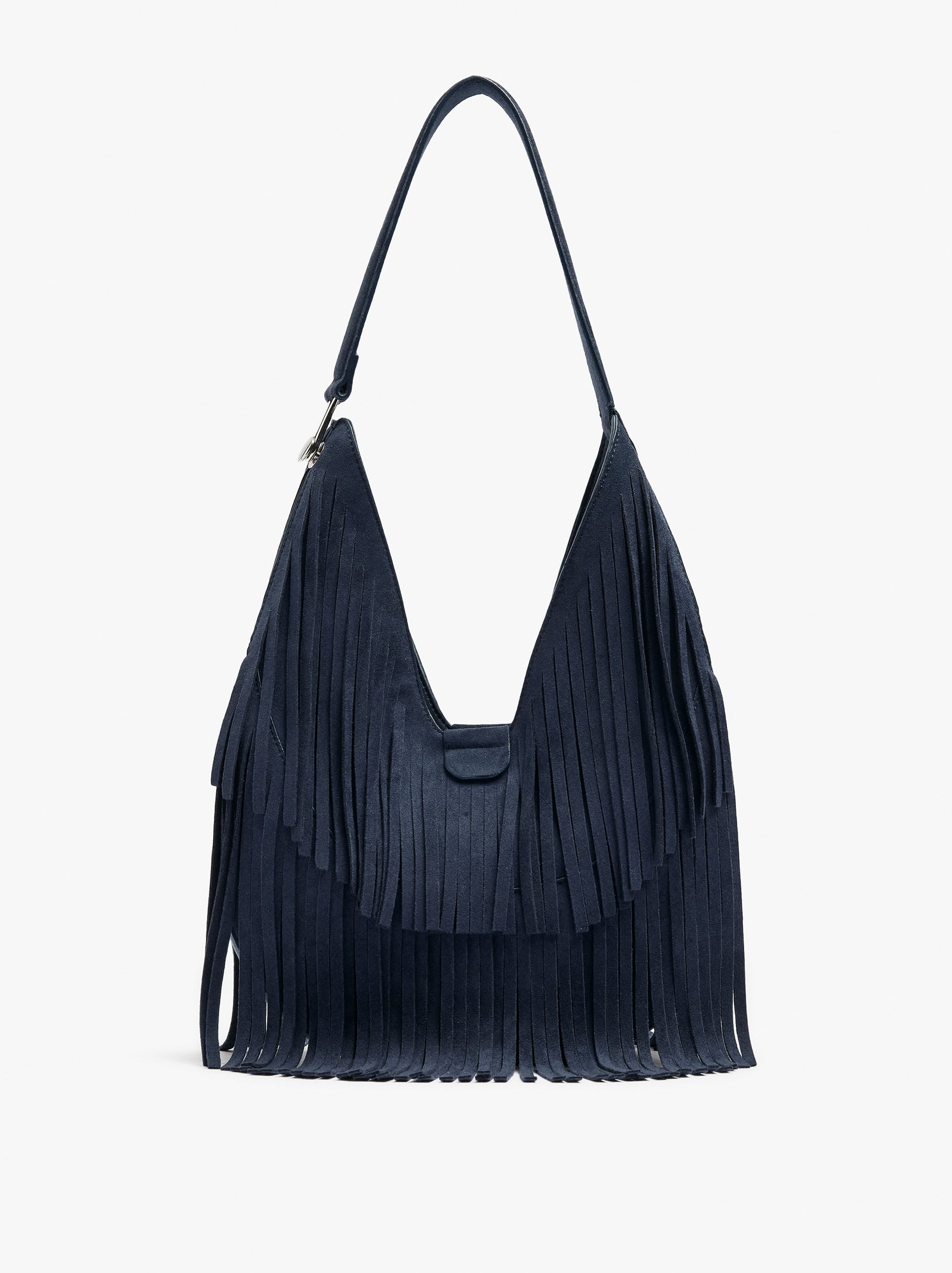 Bolso De Hombro Hobo Con Flecos