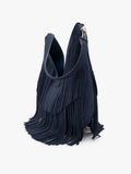 Bolso De Hombro Hobo Con Flecos