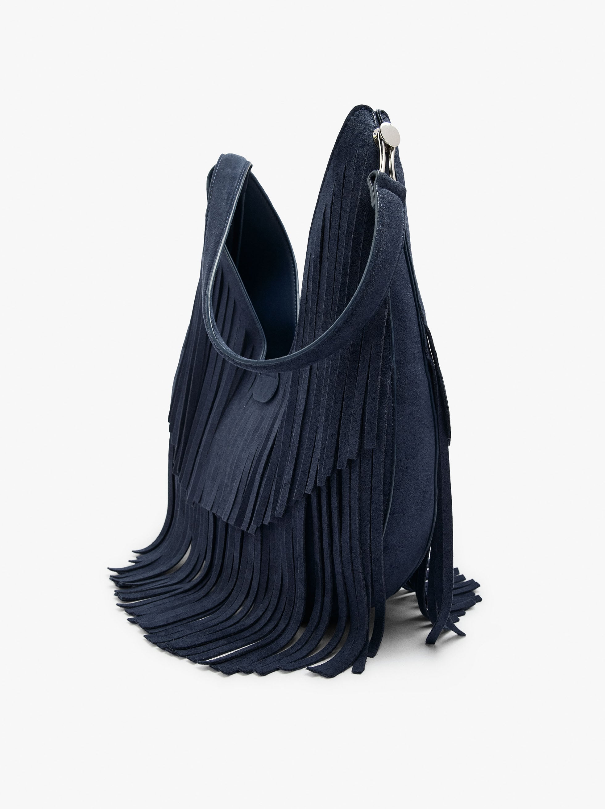 Bolso De Hombro Hobo Con Flecos