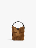 Bolso De Mano Bombonera Con Flecos