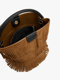 Bolso De Mano Bombonera Con Flecos