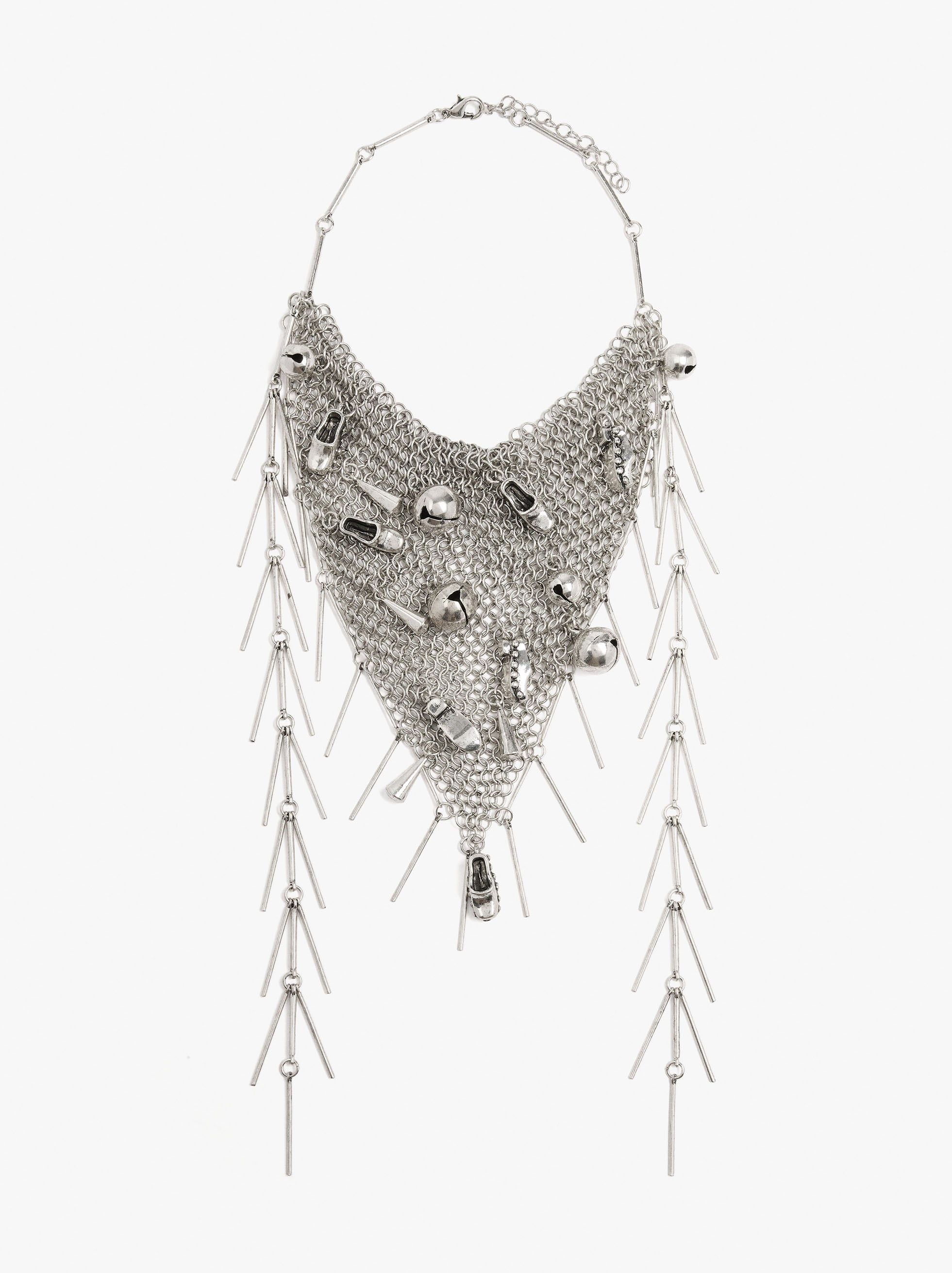 Collar Babete Con Cascabeles, Zuecos Y Barras