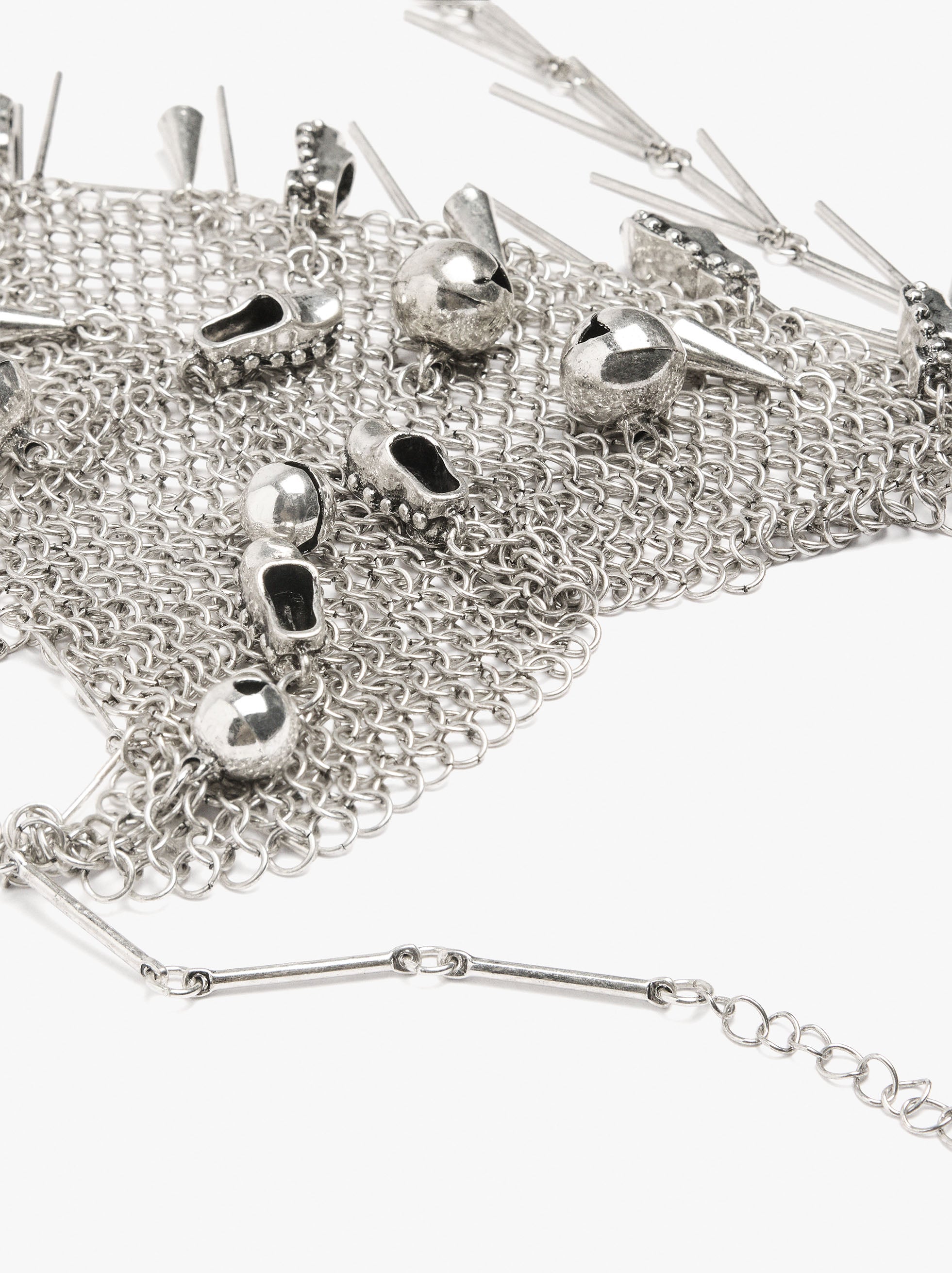 Collar Babete Con Cascabeles, Zuecos Y Barras