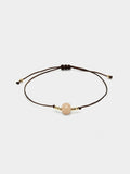 Pulsera Ajustable De Cordón Con Piedra