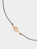 Pulsera Ajustable De Cordón Con Piedra