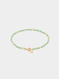 Pulsera Con Cristales Y Charm De Trébol
