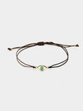 Pulsera Ajustable Con Charm De Ojo