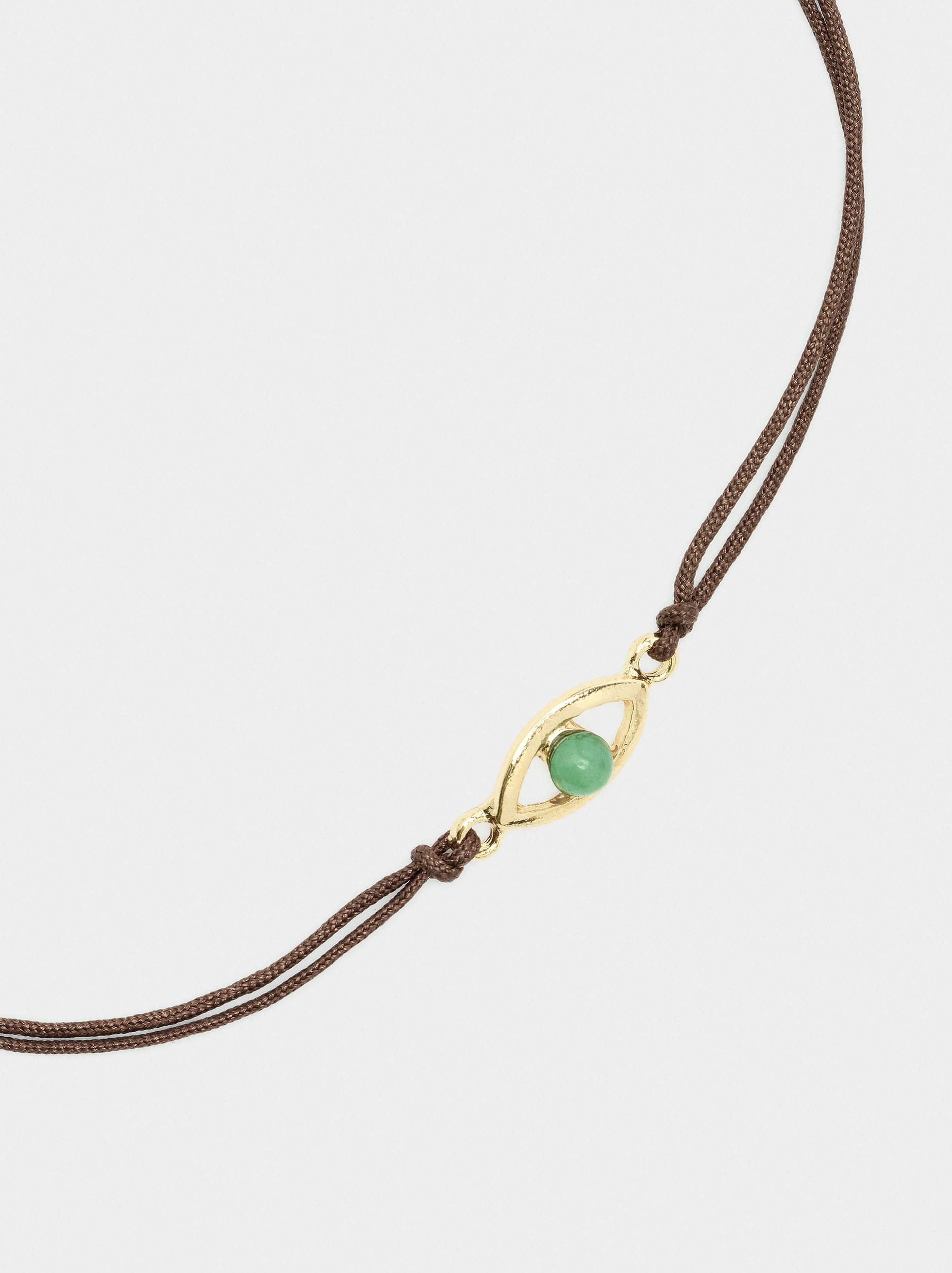 Pulsera Ajustable Con Charm De Ojo