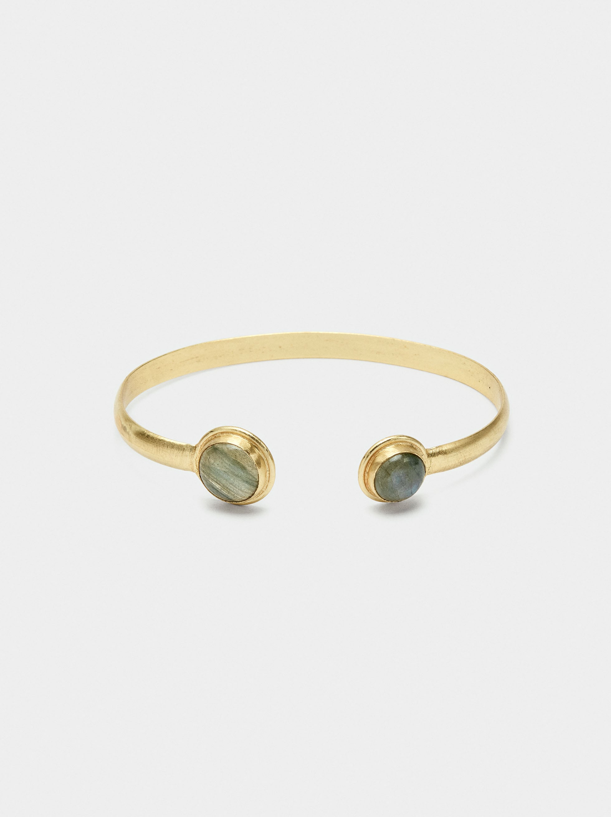 Pulsera Abierta Con Piedras