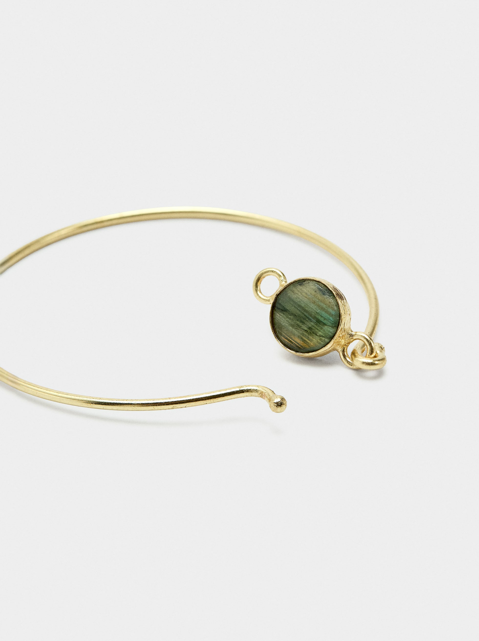 Pulsera Fina Con Piedra