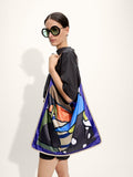 Bolso De Hombro Estampado De Nylon