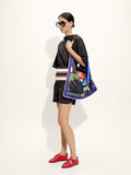 Bolso De Hombro Estampado De Nylon