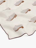 Pañuelo Estampado De Zuecos 100 % Algodón