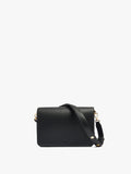 Bolso Bandolera Con Textura Y Solapa