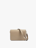 Bolso Bandolera Con Textura Y Solapa