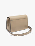 Bolso Bandolera Con Textura Y Solapa