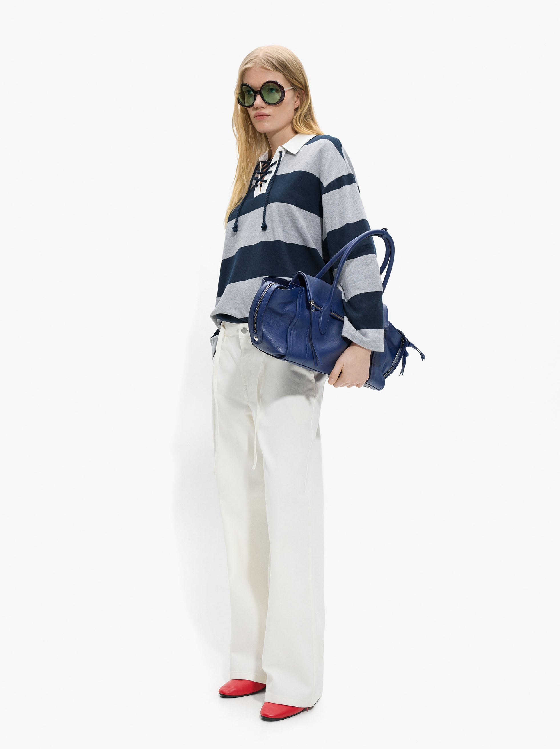 Pantalón Vaquero Con Cordón Ajustable 100% Algodón