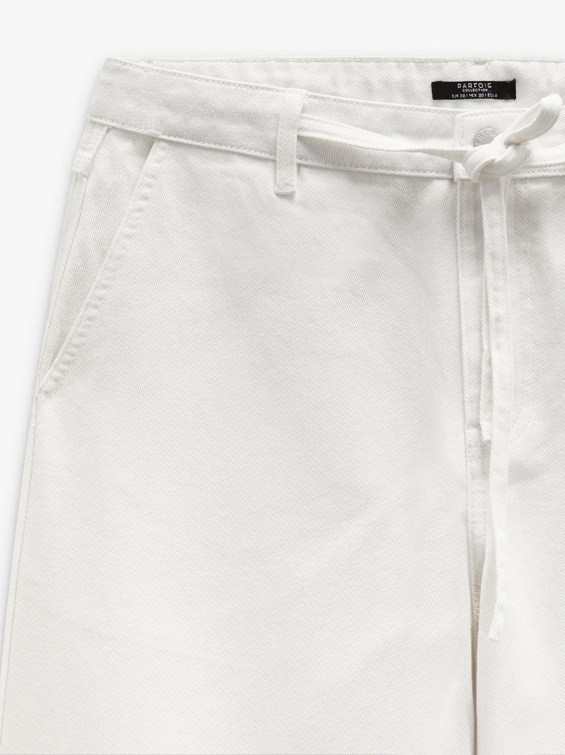 Pantalón Vaquero Con Cordón Ajustable 100% Algodón