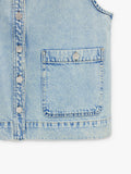 Chaleco De Denim 100% Algodón