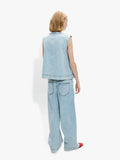 Pantalón Vaquero Wide Leg 100% Algodón