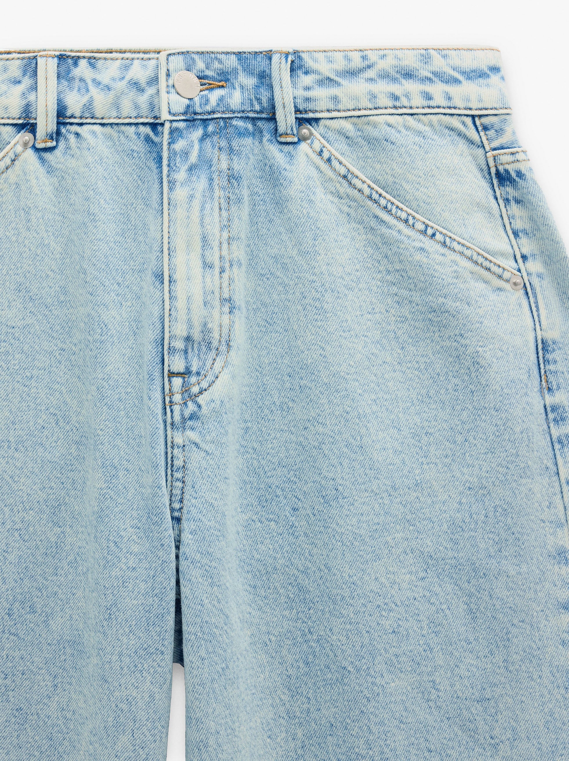 Pantalón Vaquero Wide Leg 100% Algodón