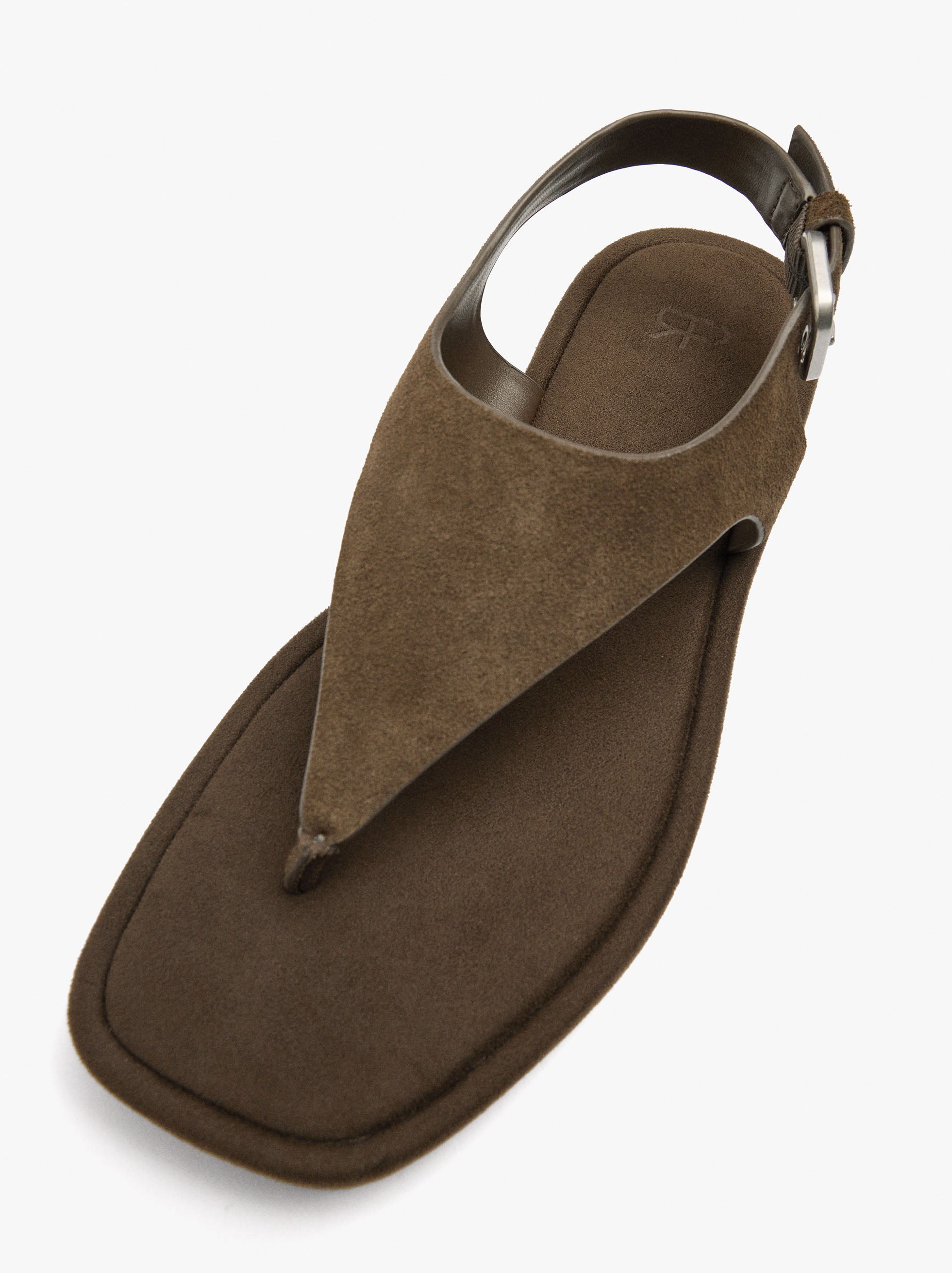 Sandalias De Piel Con Plataforma