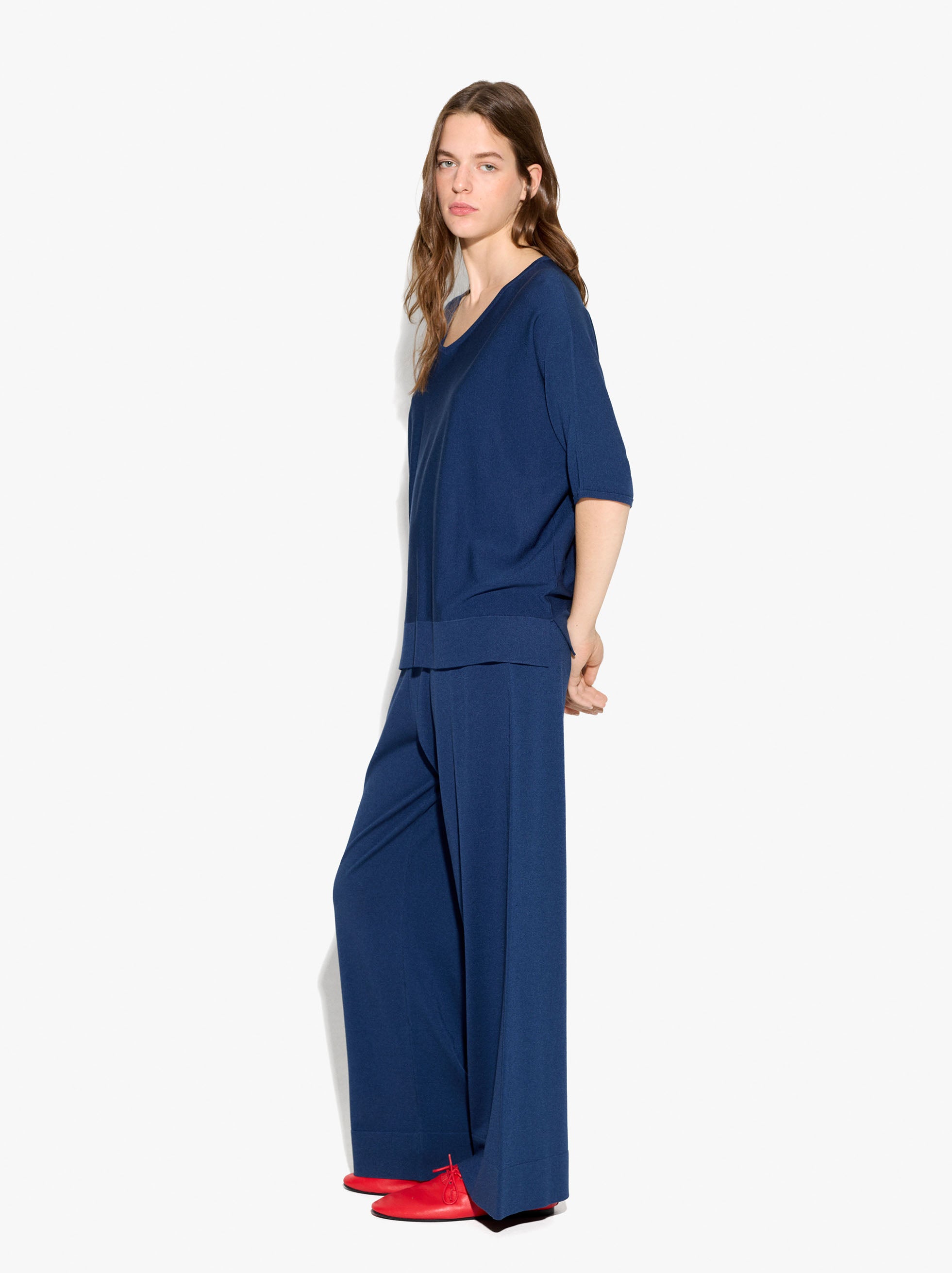 Pantalón De Punto Cintura Elástica