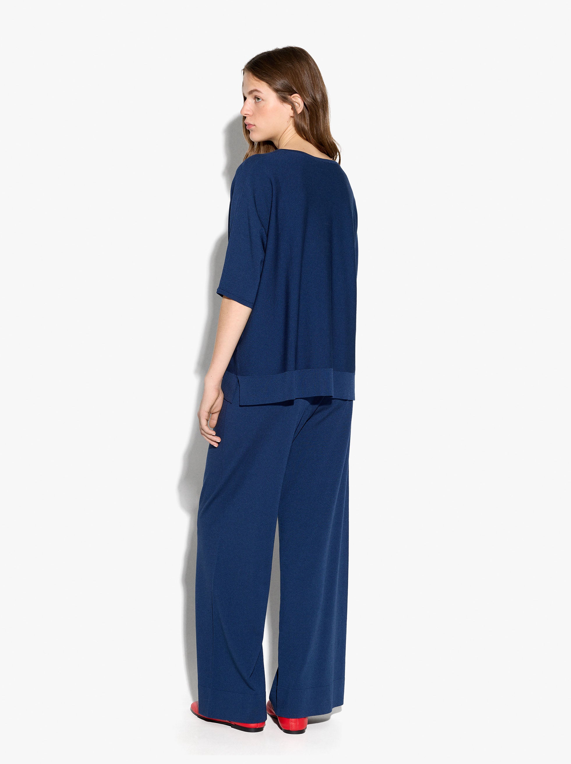 Pantalón De Punto Cintura Elástica
