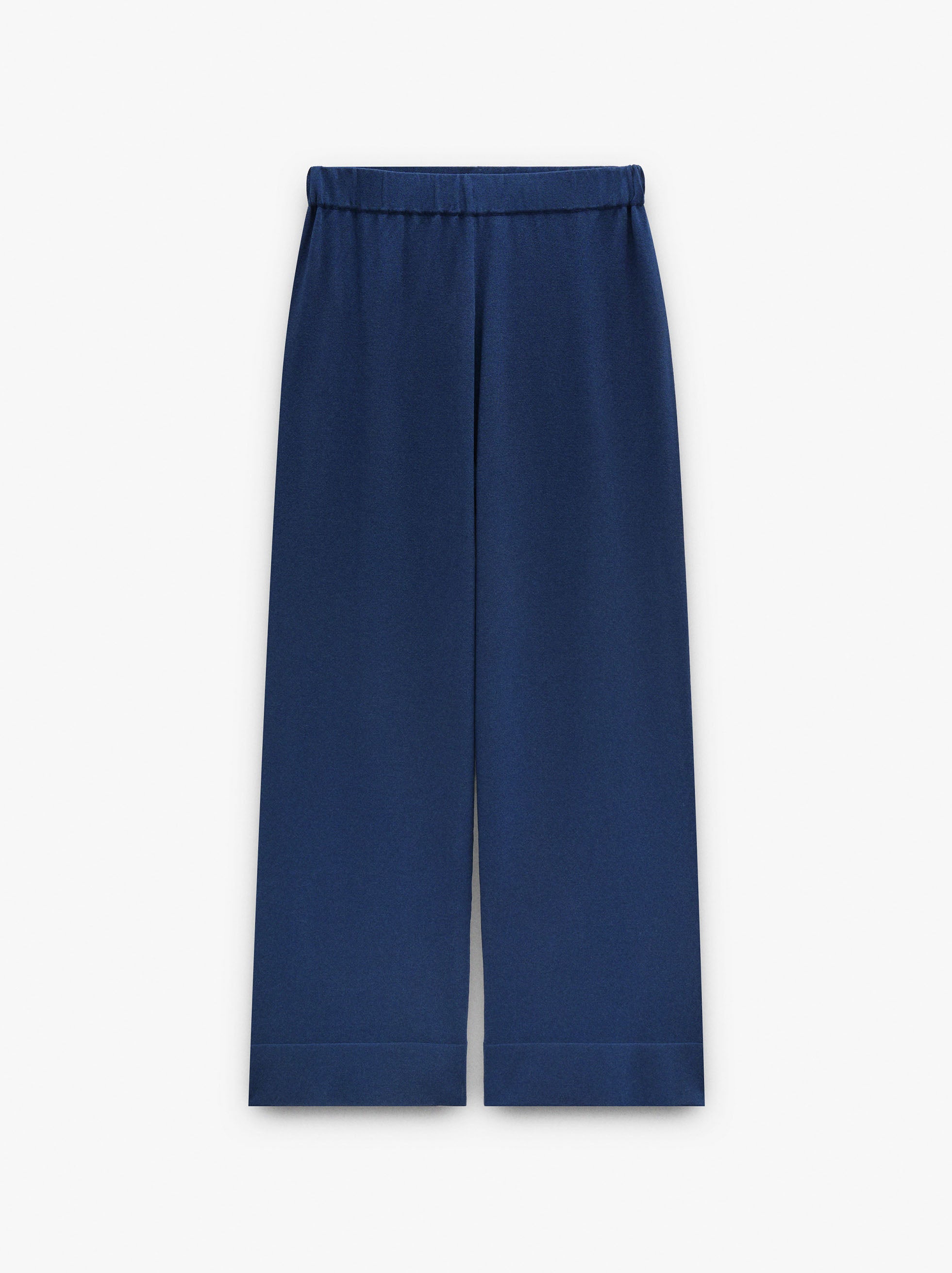 Pantalón De Punto Cintura Elástica