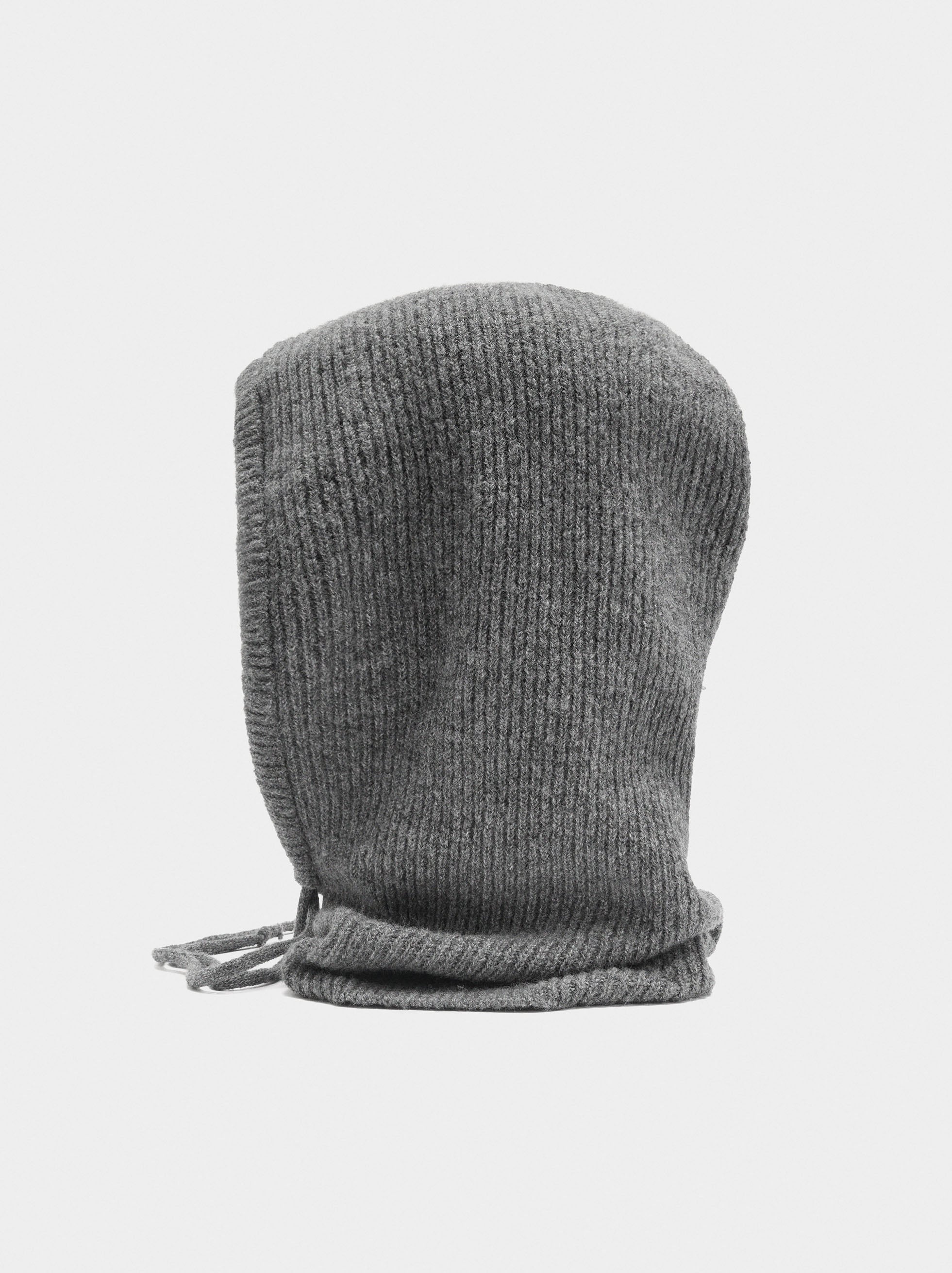 Balaclava De Punto Con Tiras