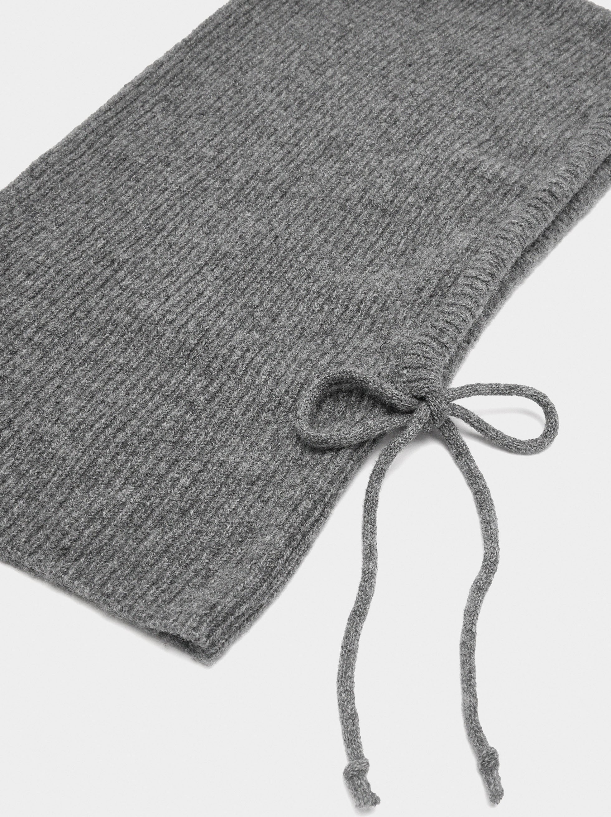 Balaclava De Punto Con Tiras