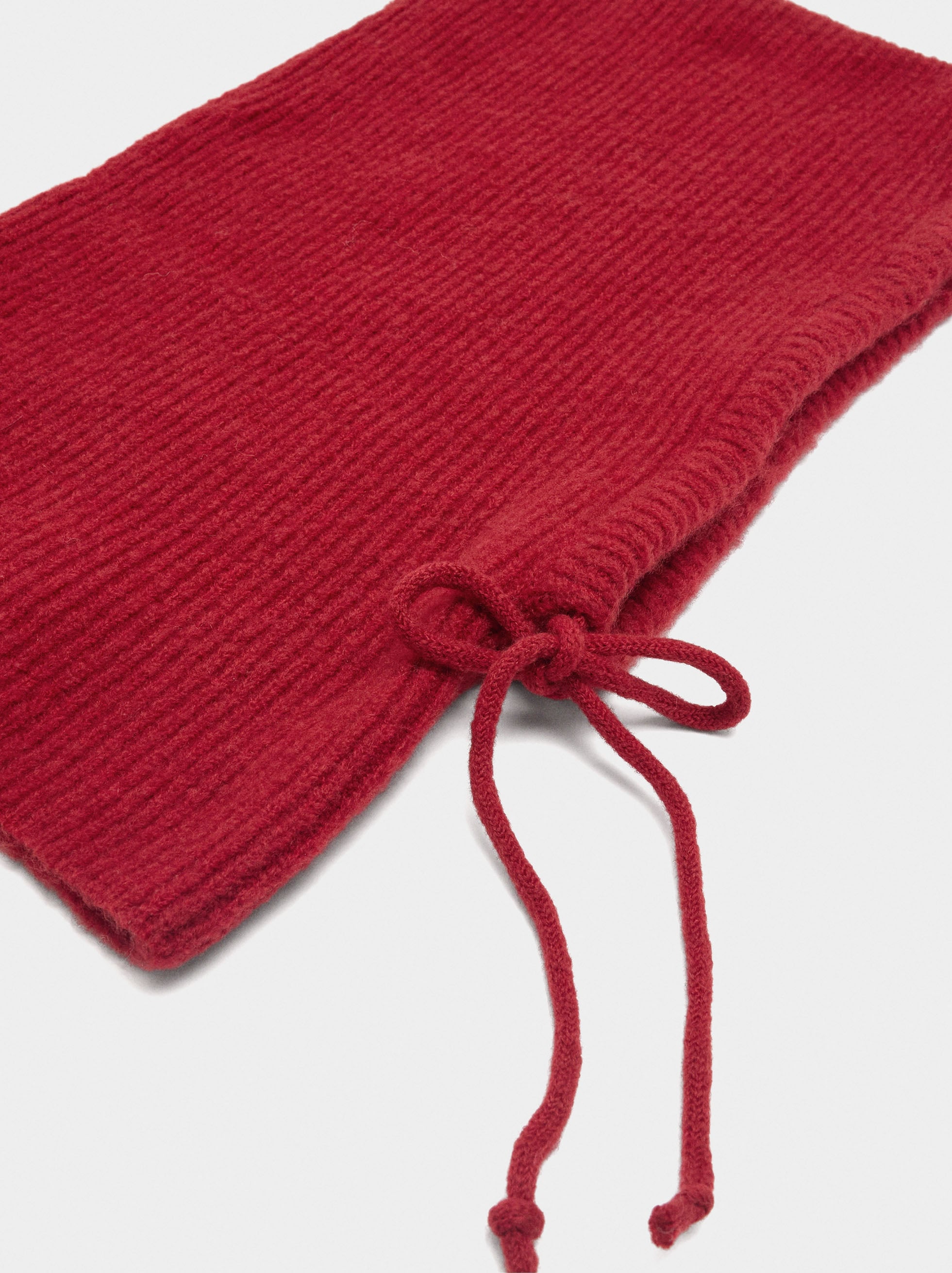 Balaclava De Punto Con Tiras